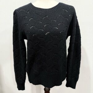 Talbots Classic Black Knit Sweater